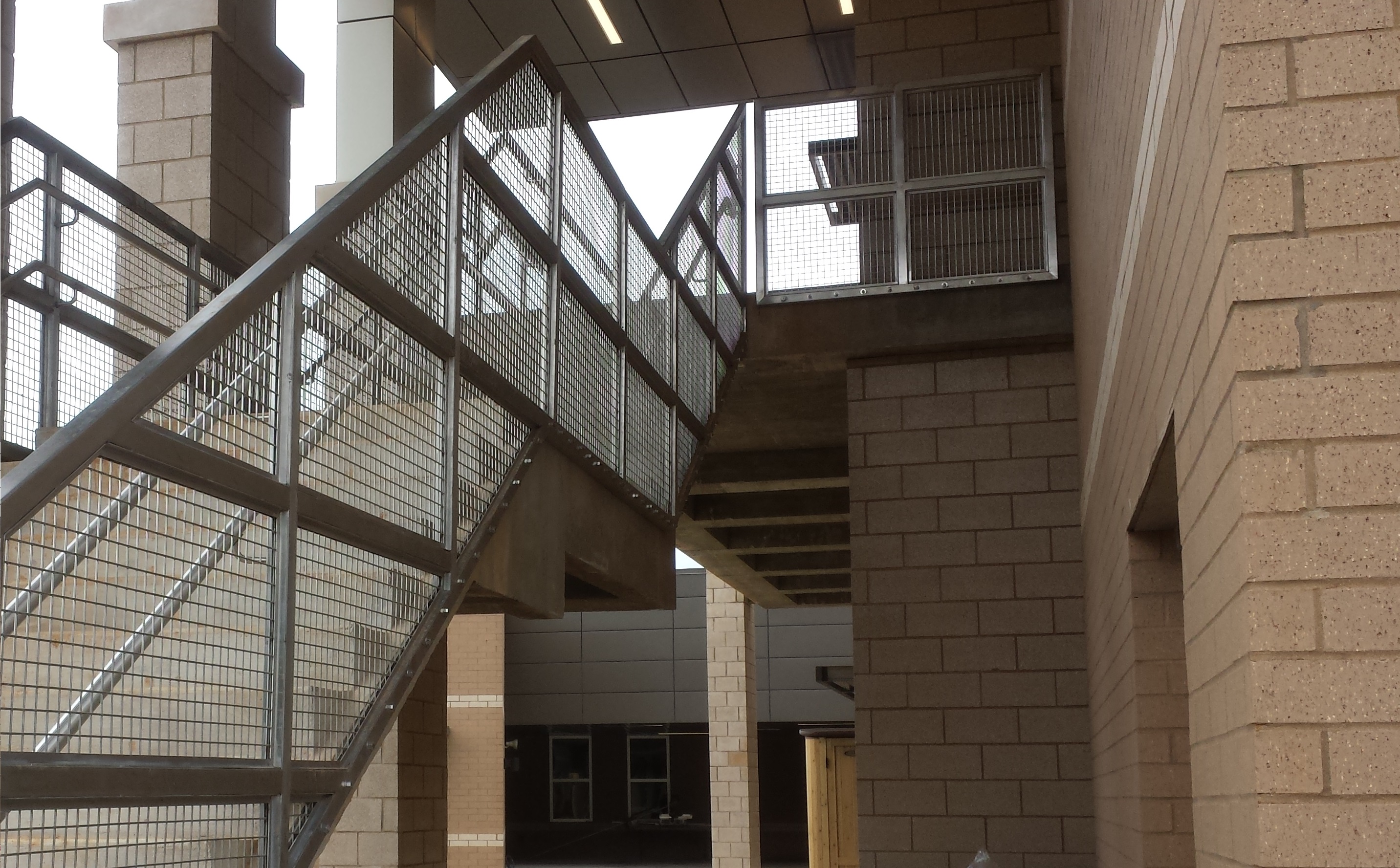 Marshall Elementary Fort Campbell, KY Stainless Steel Wire Mesh Rail